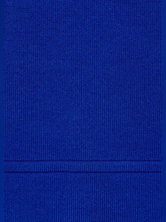 Mango Royal Blue Cropped knitted top NWT - Picture 6 of 6